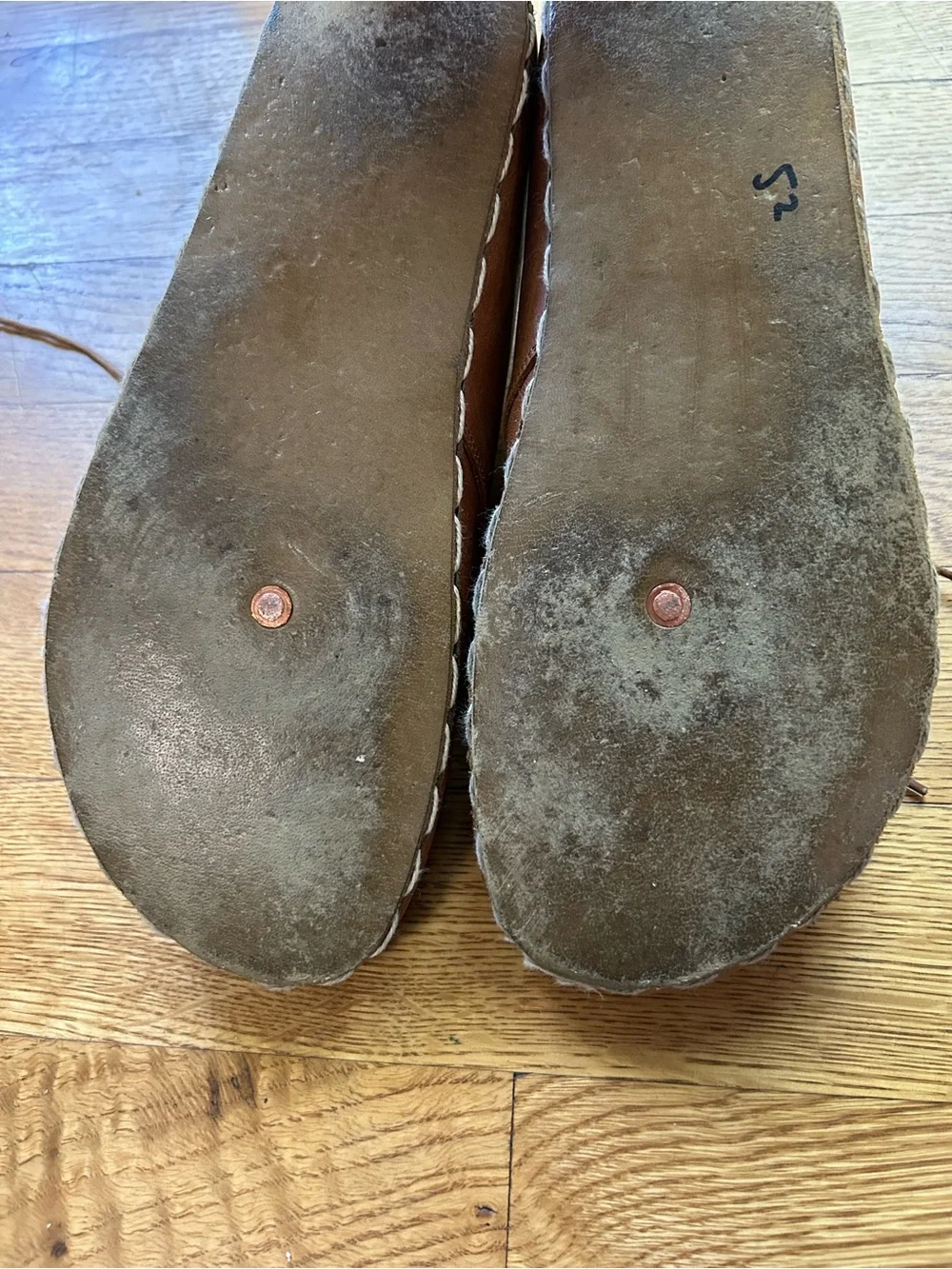 Earthing Harmony Barefoot Leather Shoes | Honey Brown | EU 46 | Made in Turkey